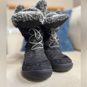 Kamik Black Kids Winter Boots - Little Kid